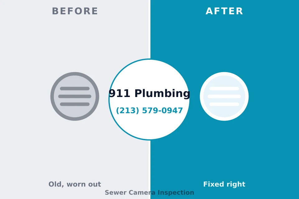 Before and after: plumbing company Rosedale, LA